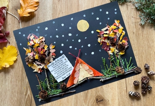 Осенняя поделка сделанная из природных материалов Vorschau